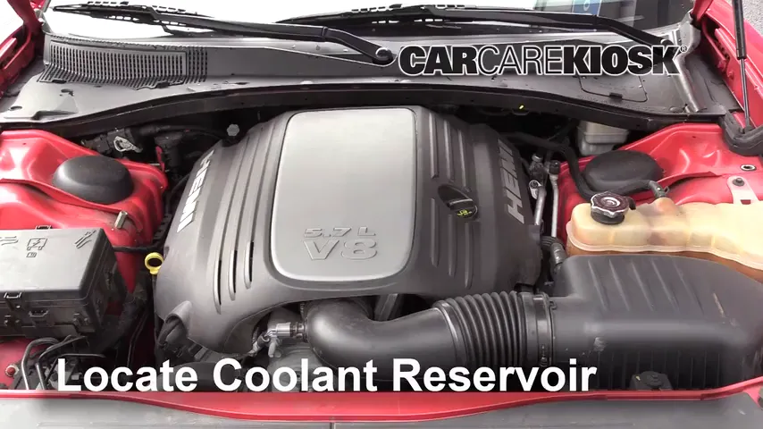 2012 Dodge Charger RT 5.7L V8 Coolant (Antifreeze) Add Coolant